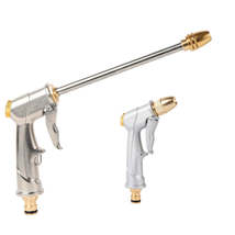 Metal Garden Water Gun Sprinkler Direct Spray Gun Hose Nozzle High Press... - £4.69 GBP+