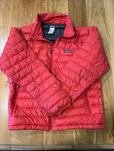 Patagonia Men&#39;s Nano Red Long Sleeve Mock Neck Full Zip Puffer Jacket Si... - $65.02