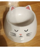 Whisker City Elevated Ceramic Textured Cat Bowl - €10,12 EUR