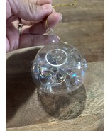 VINTAGE RAINBOW Glass Blown CHRISTMAS DECOR Ball ORNAMENT - $452.59 MXN