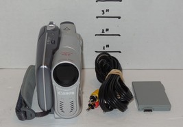 Canon DC100A Silver Digital DVD Camcorder 25x Optical Zoom battery Teste... - $148.50