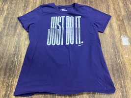 Nike &quot;Just Do It&quot; Purple T-Shirt - Youth XL - $3.50