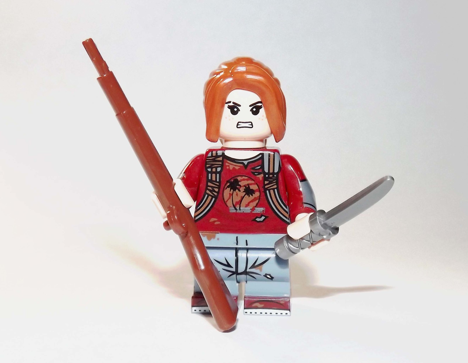 Minifigure Ellie Williams The Last Of Us Tv Show Horror US Seller - $7.98
