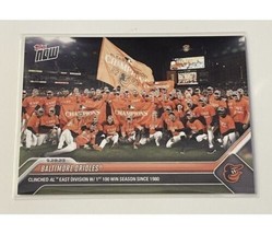 2023 MLB Topps Now Team Card - Clinched* AL East Baltimore Orioles Baseball #936 - £8.75 GBP