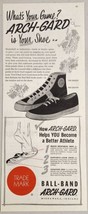 1951 Print Ad Ball-Band Arch-Guard Tennis Shoes Mishawaka,Indiana - £15.57 GBP