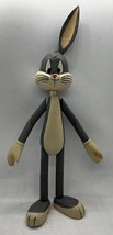Rare Bugs Bunny Wooden figure Wood Warner Bros Missing Ear - $11.29