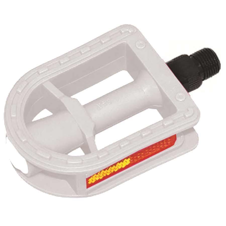 Evo E-Sport Kid Junior Pedals Steel Axle 1/2 Inch-White - $9.95