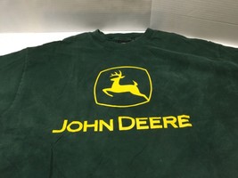 John Deere TSHIRT LOGO mens Size XL short Sleeve on John Deere tag tract... - £11.60 GBP