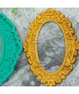 Baroque Picture Frame Silicone Cake Mold Fondant Molds Cake Chocolate Gu... - £10.54 GBP