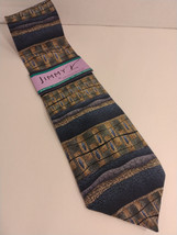 Jim Calhoun Jimmy V Tie by Stonehenge 100% Silk 4x57&quot; (collection 4) New w/ Tags - £17.98 GBP