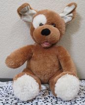 Build A Bear Workshop Plush Sitting Dog With Eye Patch and Tongue - $11.57