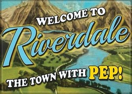 Riverdale TV Series The Town With Pep! Logo Refrigerator Magnet Archie Comics - £3.19 GBP