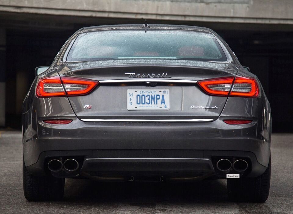 Maserati Quattroporte VI - Martig chrome strip for tailgate trim chrome