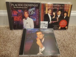 Lot of 3 Placido Domingo CDs: Be My Love, A Gala Christmas in Vienna, The Broadw - £7.58 GBP