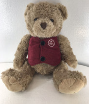  Helzberg Diamonds I Am Loved Teddy Bear W Sweater Plush Stuffed Soft 16” - £8.22 GBP