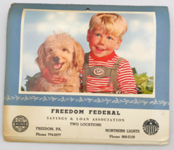 Vintage 1970 Freedom Federal S&amp;L Pennsylvania Calendar w/Recipes &amp; Decor - £10.97 GBP