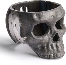 Jtrf Metal Fireplace Decor Gothic Skulls For Firepit, Bonfire,, Pack Of 1 - $39.99