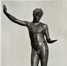 1927 Bronze Statue Found At Sea In Marathon Antique Art Print Ephemera D... - $19.99