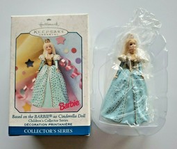 1999 Hallmark Ornament Barbie Cinderella Children&#39;s Collector Series #3 U50/8327 - $9.99