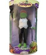 Muppets KERMIT THE FROG 12&quot; Porcelain Doll Brass Key Celebrating 25 Year... - $68.05 CAD