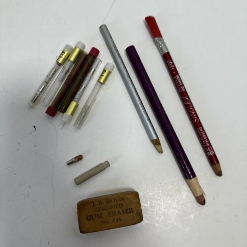 Lot of Vintage Mechanical Erasers Cross and Pentel Plus More - £12.45 GBP