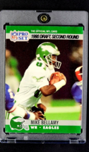1990 NFL Pro Set #81 Mike Bellamy RC Rookie Philadelphia Eagles FootBall Card - £0.77 GBP