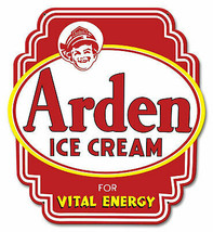 Arden Ice Cream Dairy Plasma Cut Metal Sign - £39.24 GBP