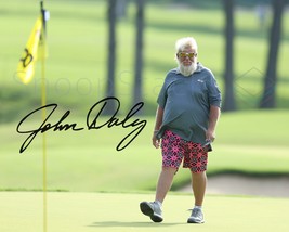 John Daly Signed 8x10 Glossy Photo Autographed RP Signature Print Poster Wall Ar - £13.36 GBP