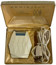 Vintage Remington Princess Electric Shaver White in Original Case Tested! - $31.49