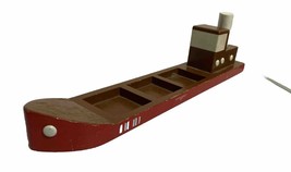 Vintage Kids Hand Painted Wooden River Boat Early Years - £12.65 GBP