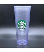 Starbucks Clear Venti 24 fl oz Cold Tumbler Water Cup Reusable - £15.21 GBP