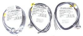 LOT OF 3 NEW TPC WIRE &amp; CABLE 63508 5P DC FEM. BACK MT. P/N 63508 (REV. G) - $35.95