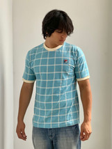 Fila Light Turquoise | Cream Short Sleeve Tee Shirt - £22.91 GBP