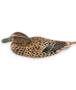 Vintage Hand Carved Pintail Hen Duck Decoy Glass Eyes Folk Art Waterfowl - $48.48 CAD