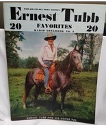 ERNEST TUBB - VINTAGE ORIGINAL 1945 SONG FOLIO / SOUVENIR PROGRAM - VG C... - $20.00