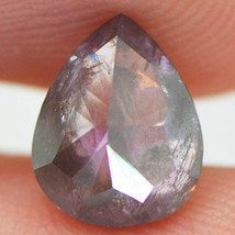 Loose Pear Shape Diamond Fancy Purplish Gray 1.48 Carat I1 Certified Enhanced - £764.06 GBP