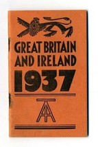 Great Britain &amp; Ireland 1937 Calendar of Visitor Events - $14.83