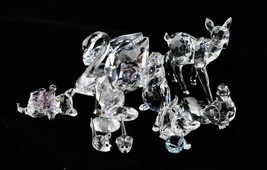 Lotto Di Swarovski Argento Cristallo Animale 9 Statuette Totale, Great Condition - £472.43 GBP