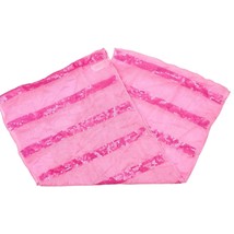 Justice Infinity Scarf 30 x 14 One Size Pink Sequins - £11.04 GBP