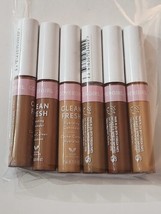 NEW Assorted Lot of 6 CoverGirl Clean Fresh Hydrating Concealer 7mL (.23oz) Each - $13.66