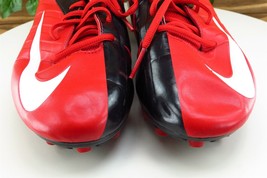 Nike Vapor Strike Shoes Size 12.5 M Red Cleats Synthetic Men 511338610 - £15.78 GBP