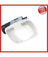 Ceiling-Mounted 100 CFM Bathroom Exhaust Fan - Snap-In Installation, White - $76.22