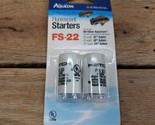 (2) AQUEON FS-22 REPLACEMENT STARTERS FOR AQUARIUM LIGHTED HOOD SEALED NOS - $19.75