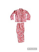 Vintage 40-50s Novelty Print Comics Women Flannel Sherlock Holmes PJ Set... - $183.15