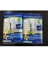 2 PACK Vacuum Seal Storage Space Saver Bags 36” X 28” - $362.91 MXN