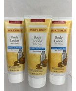 (3) Burt&#39;s Bees Milk and Honey Body Lotion Normal To Dry Rich Moisture  6oz - £17.30 GBP