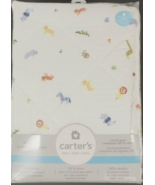 Carter&#39;s Baby Quilted Playard Fitted Sheet Colorful Jungle Animals - £10.87 GBP