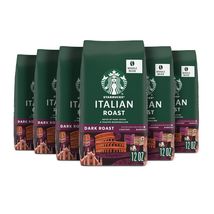 Starbucks italian roast coffee whole bean dark roast 12oz  6 bags  0 thumb200