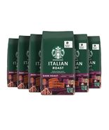 Starbucks Italian Roast Coffee Whole Bean 12oz (6 Bags) Past The Best By Date  - $39.99