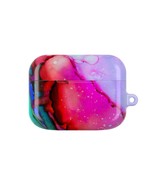 Colorful Marble AirPod Case Trendy Tech Earbuds Accessory for Music Lovers - $28.02 CAD